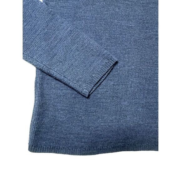 Polo by Ralph Lauren Blue 100% Merino Wool Sweater Men’s Size Large - Picture 5 of 10
